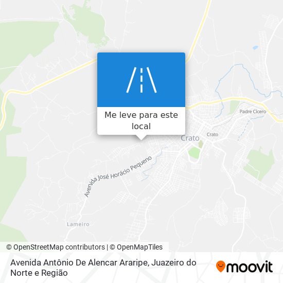 Avenida Antônio De Alencar Araripe mapa