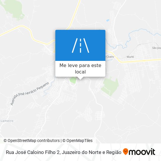 Rua José Caloino Filho 2 mapa