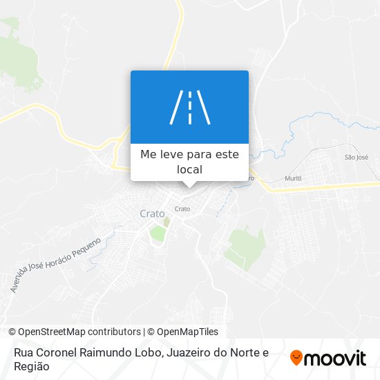 Rua Coronel Raimundo Lobo mapa
