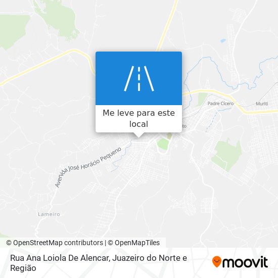 Rua Ana Loiola De Alencar mapa