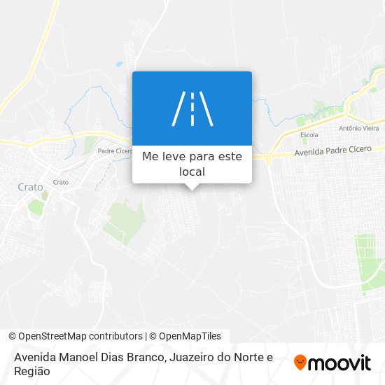 Avenida Manoel Dias Branco mapa