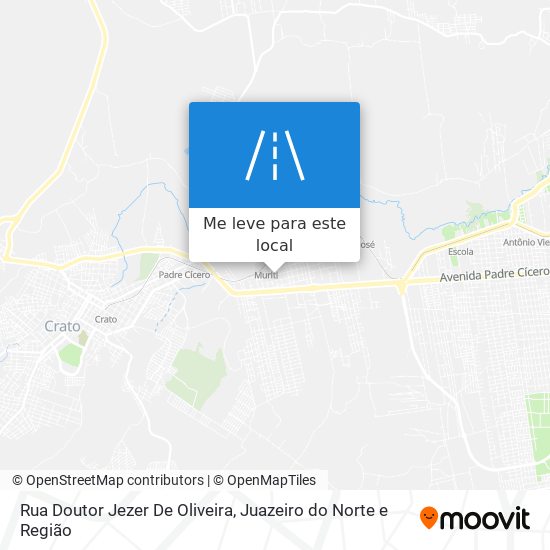 Rua Doutor Jezer De Oliveira mapa