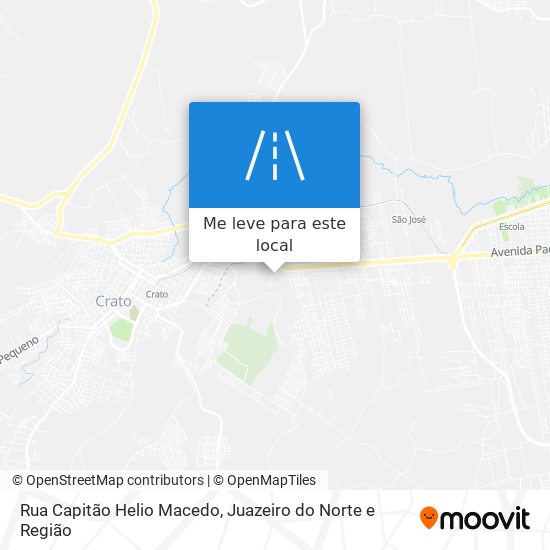 Rua Capitão Helio Macedo mapa