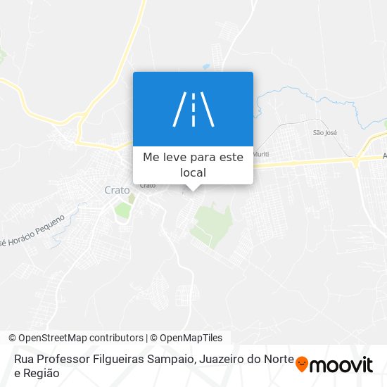 Rua Professor Filgueiras Sampaio mapa