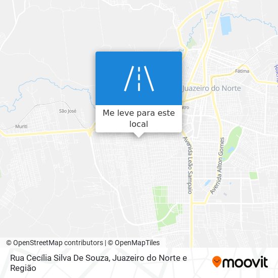 Rua Cecília Silva De Souza mapa