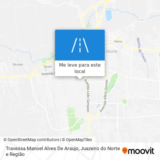 Travessa Manoel Alves De Araujo mapa