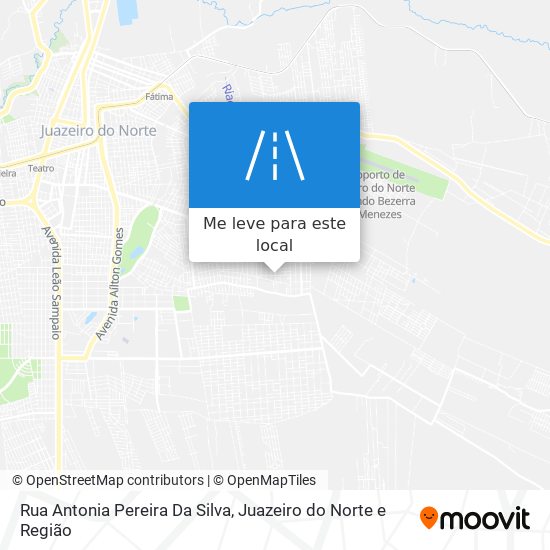 Rua Antonia Pereira Da Silva mapa