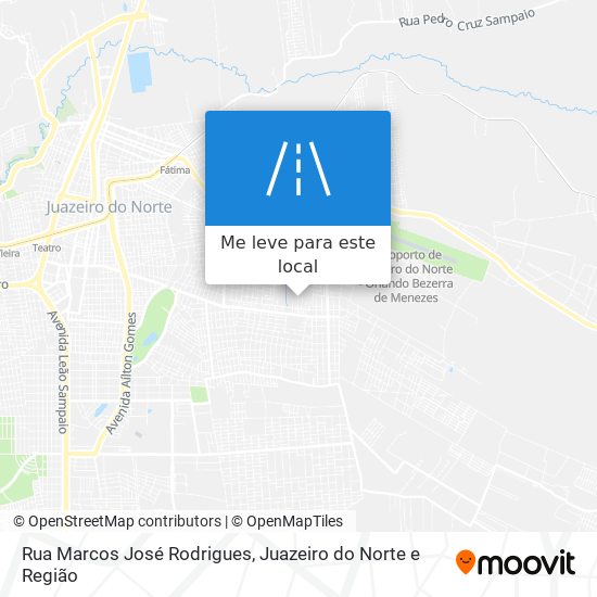 Rua Marcos José Rodrigues mapa