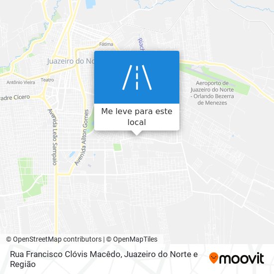 Rua Francisco Clóvis Macêdo mapa