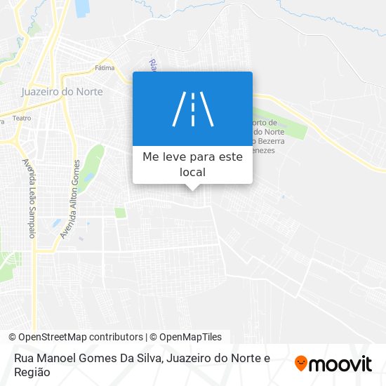 Rua Manoel Gomes Da Silva mapa