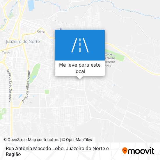 Rua Antõnia Macêdo Lobo mapa