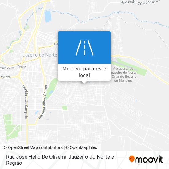 Rua José Hélio De Oliveira mapa