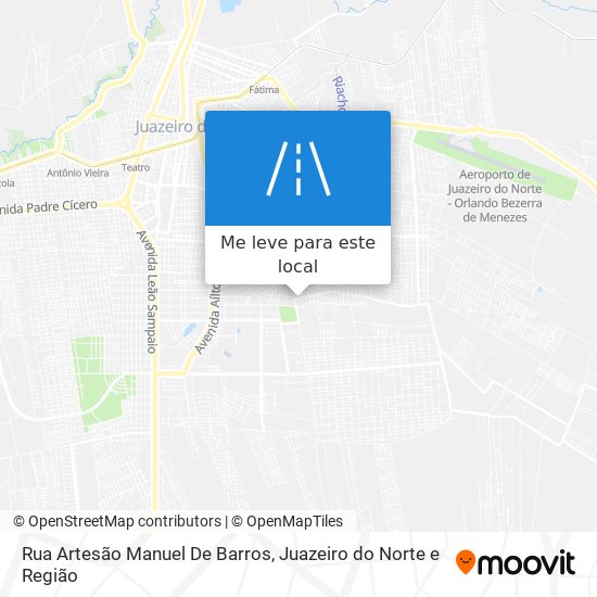Rua Artesão Manuel De Barros mapa