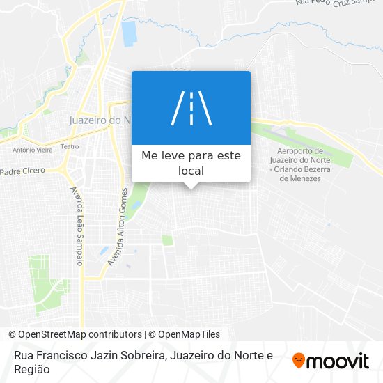 Rua Francisco Jazin Sobreira mapa