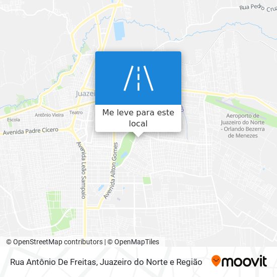 Rua Antônio De Freitas mapa