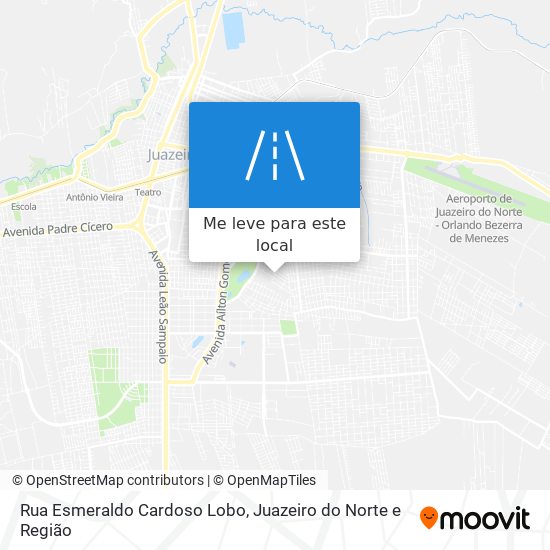 Rua Esmeraldo Cardoso Lobo mapa