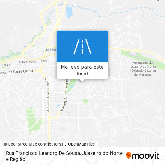 Rua Francisco Leandro De Sousa mapa