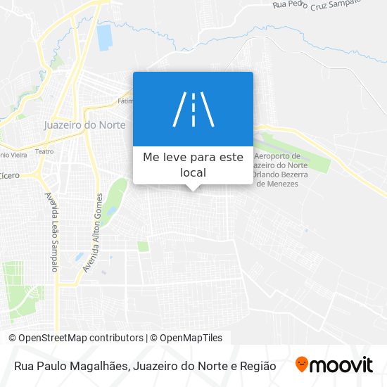 Rua Paulo Magalhães mapa
