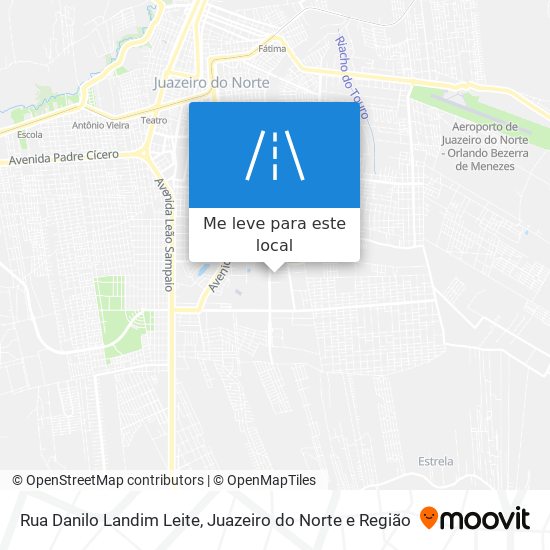 Rua Danilo Landim Leite mapa
