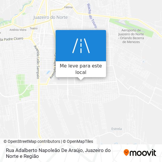 Rua Adalberto Napoleão De Araújo mapa