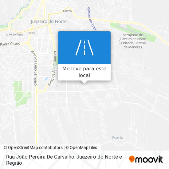 Rua João Pereira De Carvalho mapa