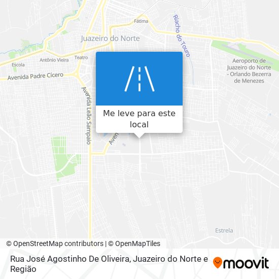 Rua José Agostinho De Oliveira mapa
