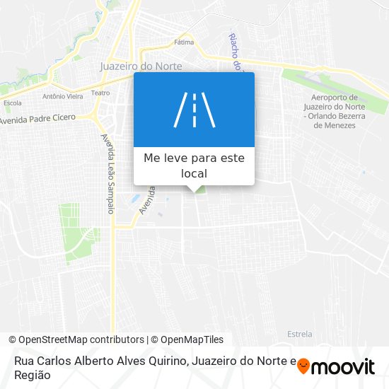 Rua Carlos Alberto Alves Quirino mapa