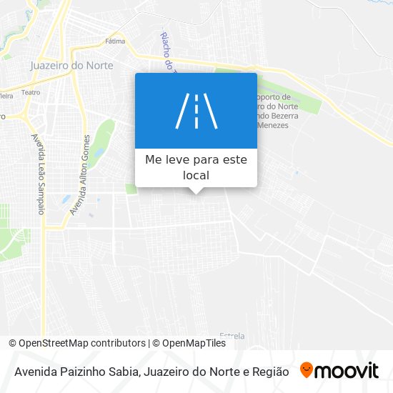 Avenida Paizinho Sabia mapa