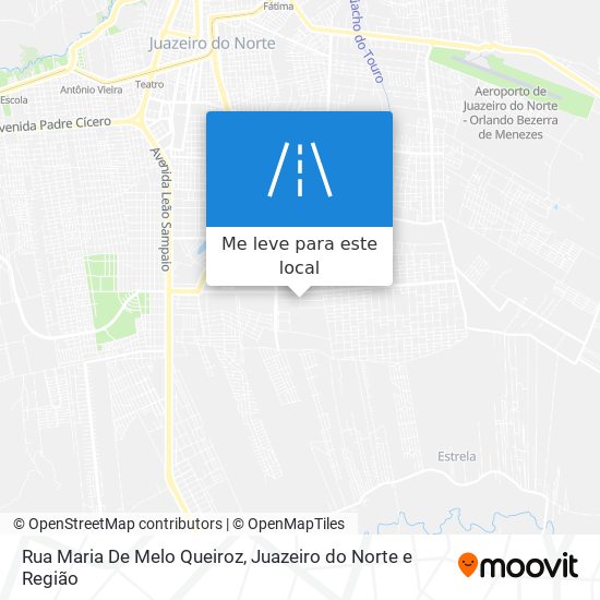 Rua Maria De Melo Queiroz mapa