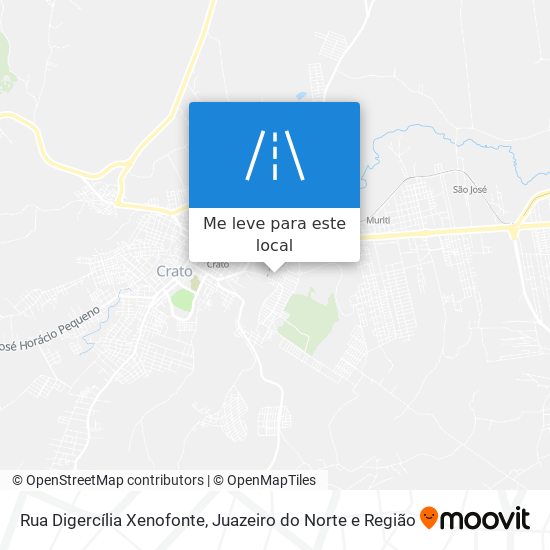 Rua Digercília Xenofonte mapa