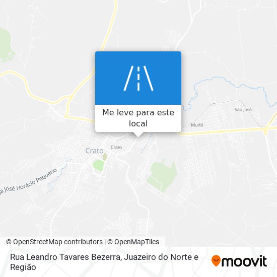 Rua Leandro Tavares Bezerra mapa