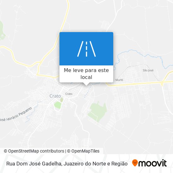 Rua Dom José Gadelha mapa