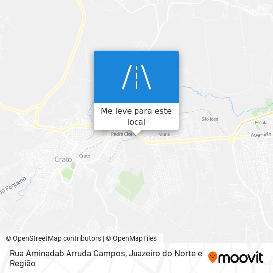 Rua Aminadab Arruda Campos mapa