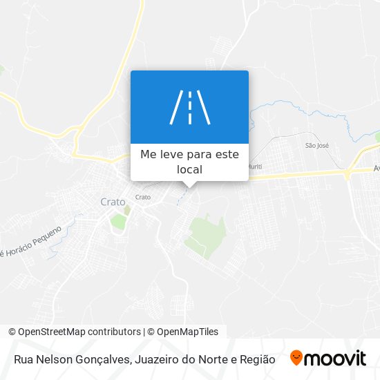 Rua Nelson Gonçalves mapa