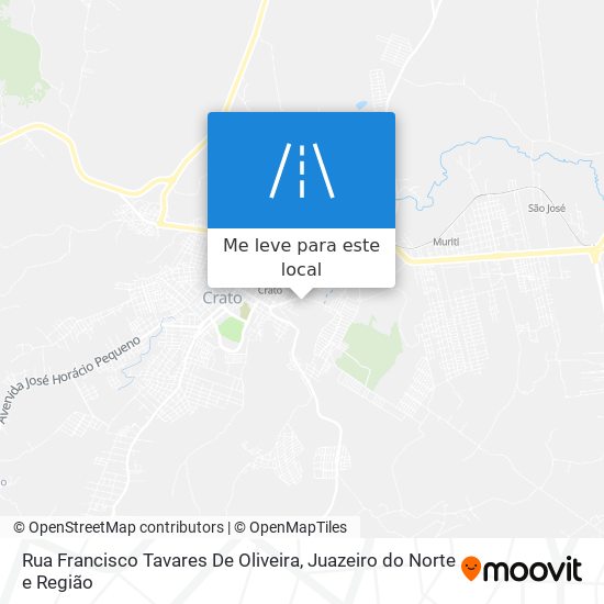 Rua Francisco Tavares De Oliveira mapa