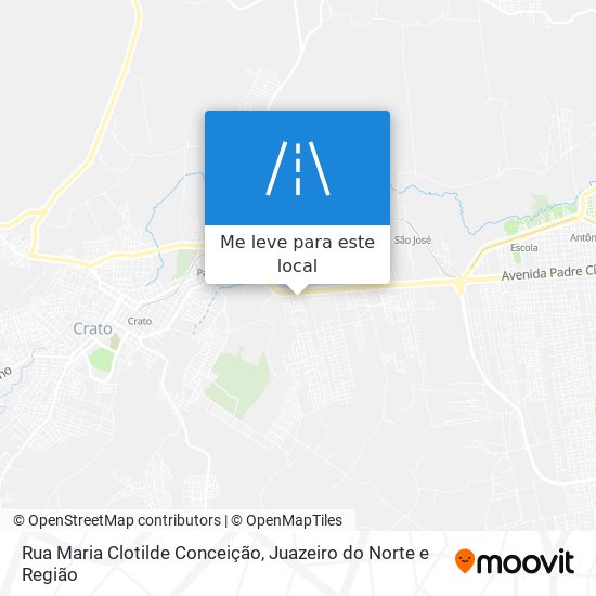 Rua Maria Clotilde Conceição mapa