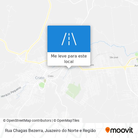 Rua Chagas Bezerra mapa