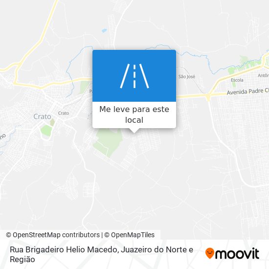 Rua Brigadeiro Helio Macedo mapa