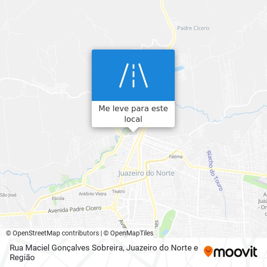 Rua Maciel Gonçalves Sobreira mapa