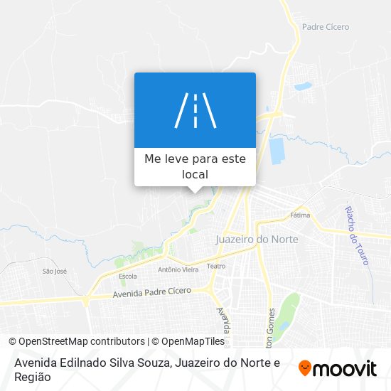 Avenida Edilnado Silva Souza mapa