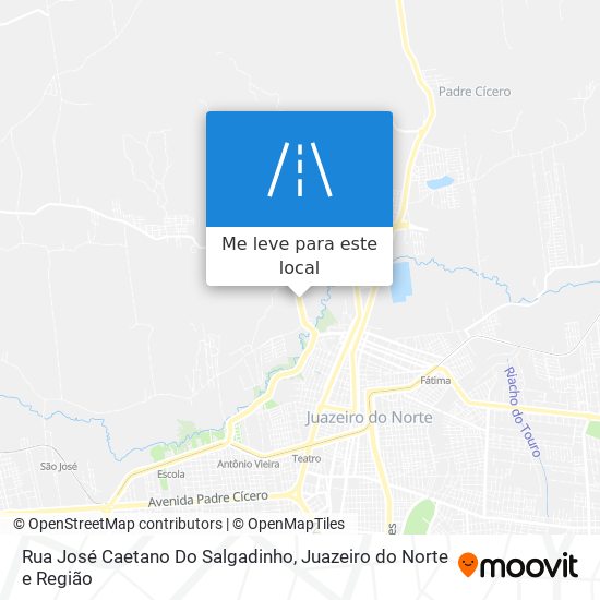 Rua José Caetano Do Salgadinho mapa