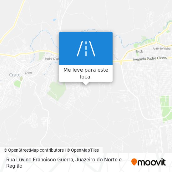 Rua Luvino Francisco Guerra mapa