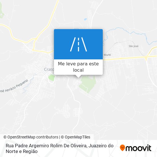 Rua Padre Argemiro Rolim De Oliveira mapa