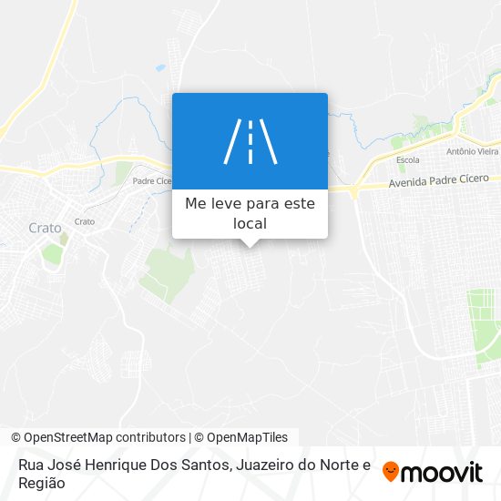 Rua José Henrique Dos Santos mapa