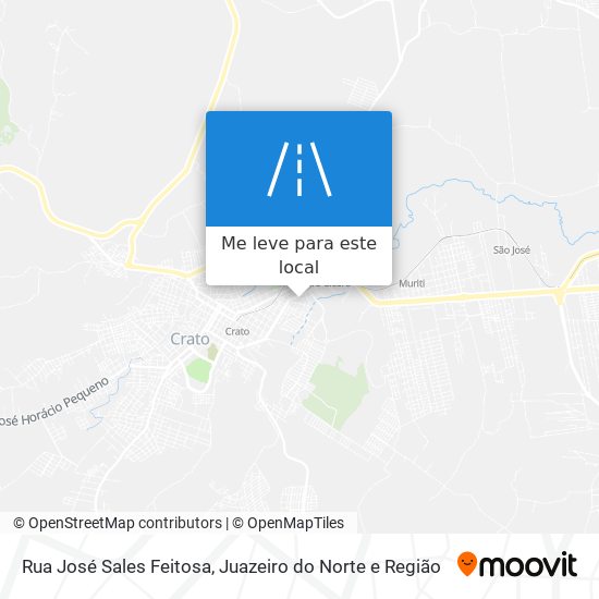 Rua José Sales Feitosa mapa