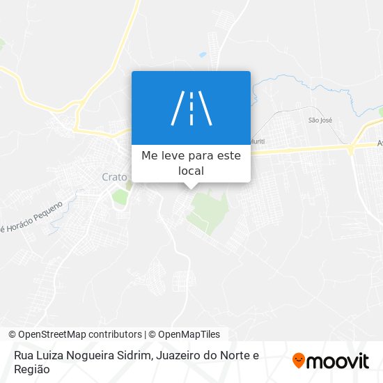 Rua Luiza Nogueira Sidrim mapa