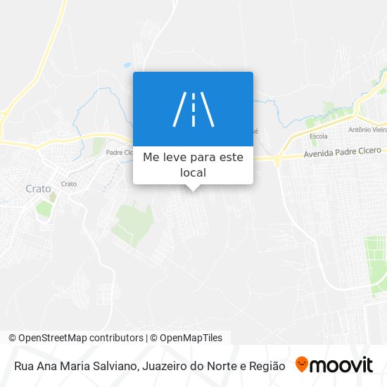 Rua Ana Maria Salviano mapa