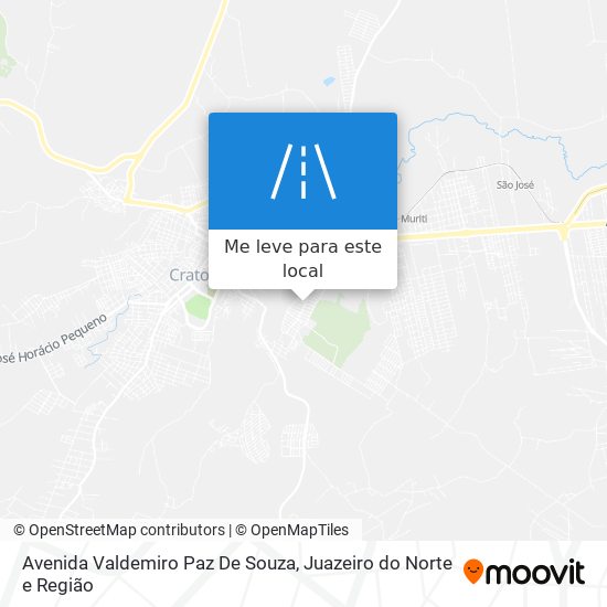 Avenida Valdemiro Paz De Souza mapa