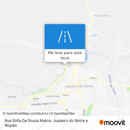 Rua Sofia De Souza Matos mapa