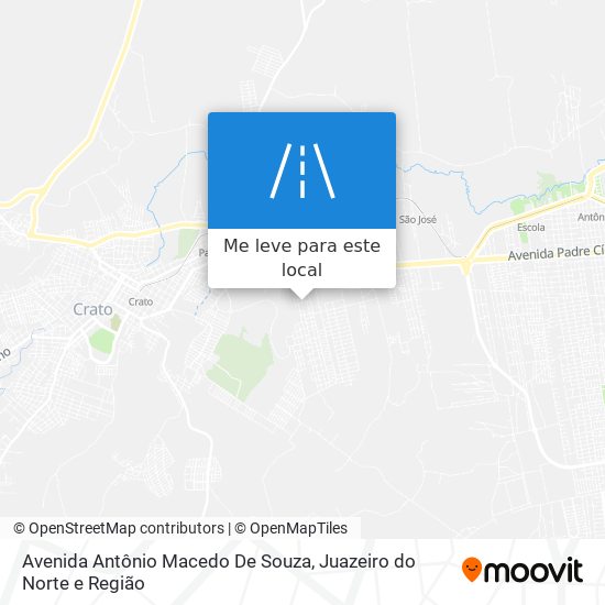 Avenida Antônio Macedo De Souza mapa